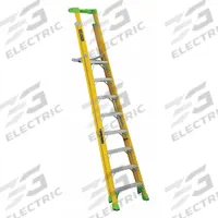 LOUISVILLE LADDER Platform Stepladder: Fiberglass, 375 lb Load Capacity, 52 lb Wt, 14.3 in x 19 in (MPN FCP1408HD). Key specifications — Brand: LOUISVILLE LADDER.