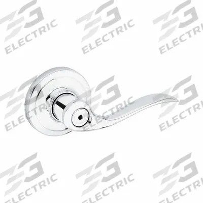 KWIKSET Door Lever Lockset: Privacy Lever Locksets, Chrome