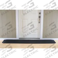 EZ EDGE Door Ramp: 82 in Lg, ADA Compliant, Black, Rubber (MPN MRAEZ1140). Key specifications — Brand: EZ EDGE.