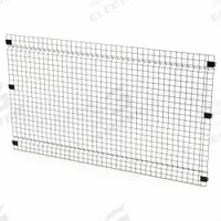 HUSKY RACK & WIRE Welded Wire Panel: 4 ft H x 7 ft W x 1 1/2 in D, Black, Powder-Coated (MPN V0704). Key specifications — attr1283297: Powder-Coated; attr1283316: Steel; attr1283313: Yes; attr1283333: HUSKY RACK & WIRE.