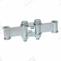 JW WINCO Clamping Arm Extender: Pivot Joint Extender, 27 mm Center-to-Center, For 200 mm Clamp (MPN 801.2-100-18-ST). Key specifications — attr670885: JW WINCO; attr670887: Steel; attr1264817: M8; attr1264820: Blue Passivated Zinc-Plated; attr922813: GN 804; attr1264818: U-Bar.