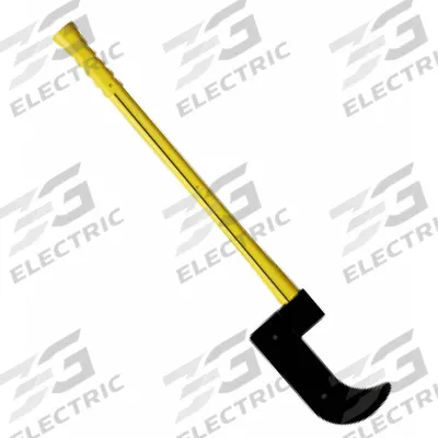 NUPLA Double Edge Bush Hook: 3 ft Overall Lg, 12 in Cutting Edge Lg, Steel, Fiberglass - Brush Hooks