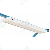 BENCHPRO LED Light Fixture, Surface Mount: 72 in Overall Wd, 6 in Overall Dp, Aluminum (MPN LEDO-6). Key specifications — Operating Voltage: 115 V; Frame Color: White; Product Type: Overhead Task Light.