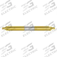 APPROVED VENDOR Center Drill: Plain Type, #4, 60°, 4 in Overall Lg, TiN Coated Carbide (MPN 300-005504). Key specifications — Brand: APPROVED VENDOR; End Type: Double End.