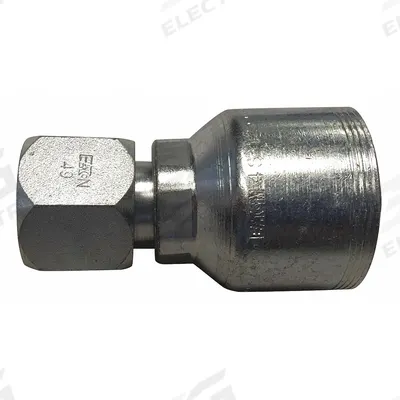 AEROQUIP Hydraulic Crimp Fitting: Steel x Steel, Straight, -32 For Hose Dash Size - Aeroquip Crimp Hydraulic Hose Fittings with JIC Connection