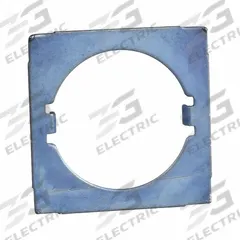 SCHNEIDER ELECTRIC Anti Rotation Plate: 22 mm Panel Mounting Size, For Series XB5/XB7 (MPN ZB5AZ902). Key specifications — attr1023385: Gray; attr1023392: Anti Rotation Plate; attr206594: ZB5AZ902; attr1023386: Emergency Stop Push-Button; attr1023389: XB7; attr1023390: Metal; attr211286: SCHNEIDER.