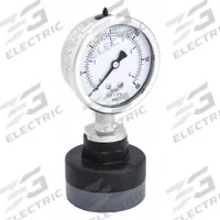 KODIAK Pressure Gauge with Diaphragm Seal: 0 psi to 60 psi, KC301, 2 1/2 in Dial, PTFE, PVC, Bottom (MPN KC301L2560/PLDS-PVC-T11). Key specifications — Brand: KODIAK; Gauge Case Liquid: Glycerin; Seal Fill Liquid: Mineral Oil; Gauge Case Material: 304 Stainless Steel; Seal Lower Housing Material: PVC; Accuracy: ±1.60%; Gauge Wetted Parts: Stainless Steel.