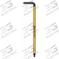 WERA Hex Key: 1 Ball Ends, 4 mm Tip Size, Metric, Long, Alloy Steel, Black Oxide, 5 3/8 in Handle Lg (MPN 05022608001). Key specifications — attr1205521: WERA; attr1205526: Black Oxide.