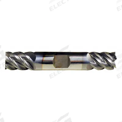 CLEVELAND Square End Mill: Carbide, Double End, 5 Flute, 5/16" Mill Dia, 7/16" LOC - Double-End Carbide Square End Mills