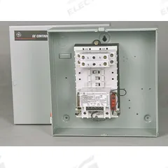 GE Lighting Magnetic Contactor: 4 Poles, 277V AC, 30 A, 2-Wire, Mechanically Held (MPN CR463M40DNA10A0). Key specifications — Brand: GE.