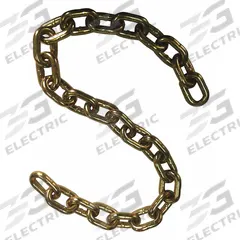 DAYTON Straight Chain: 1/2 in Chain Trade Size, 70 Chain Grade, Alloy Steel, Straight, Gold Chromate (MPN 34RZ83). Key specifications — Brand: DAYTON.