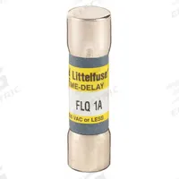 LITTELFUSE Fuse: FLQ Series, Midget, Time-Delay, 1 A, 500 V AC, 300 V DC, 13/32 in x 1 1/2 in (MPN FLQ001). Key specifications — Series: FLQ; Brand: LITTELFUSE.