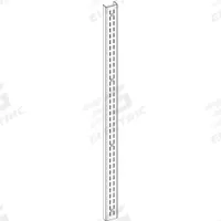 Wall Standard: 36 in Overall Lg, 1/2 in Overall Ht, Steel, Petal White, 11 Gauge (MPN GRFC-1.5X.5-2B-36.00-2). Key specifications — Material: Steel; Brand: INSTOCK.