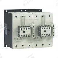 EATON IEC Magnetic Contactor: Reversing, 3 Poles, 3NO Contacts, 115 A, 120V AC Coil (MPN XTCR115G11A). Key specifications — Brand: EATON; Integrated Surge Suppression: Yes.
