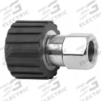 MOSMATIC Rotary Union: Straight, Nickel-Plated C38500 Brass, 1 Passages, M22x1.5 Stationary Port (MPN 70.152). Key specifications — Maximum Speed: 30 RPM; Brand: MOSMATIC.