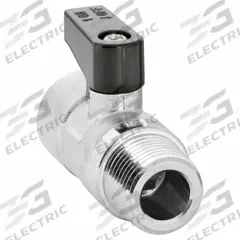 APPROVED VENDOR Manual Two-Way Ball Valve: 3/8 in, Nickel-Plated Brass, Straight, MNPT x FNPT, Lever (MPN G-MVSP-38M). Key specifications — Brand: APPROVED VENDOR; Handle: Lever.