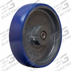 HAMILTON Caster Wheel: 12 in Wheel Dia., 3 in Wheel Wd, Polyurethane, 2,800 lb Load Rating, Blue (MPN W-1230-SPB-3/4). Key specifications — Brand: HAMILTON; Tread Shape: Ergo-Glide; Wheel/Tread Color: Blue.