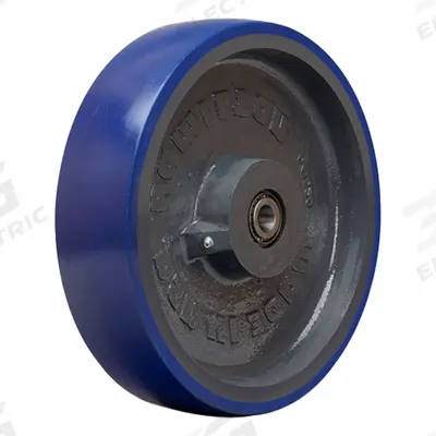 HAMILTON Caster Wheel: 12 in Wheel Dia., 3 in Wheel Wd, Polyurethane, 2,800 lb Load Rating - Easy-Roll Polyurethane Tread on Steel Core Wheels