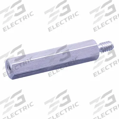 RAF ELECTRONIC HARDWARE Hex Male-Female Standoff: Male x Female, #4-40 Thread Sz, 19/32 in Lg, Hex - Aluminum Male x Female Standoffs