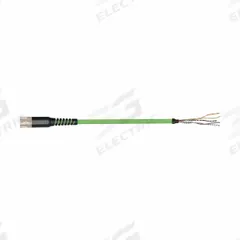 READYCABLE Feedback Cable: Basic Cable, 100 ft Lg, For Allen-Bradley, Similar To 2090-CFBM7DF-CEAFxx (MPN MAT9841752-100). Key specifications — Cable Jacket Color: Green; Conductor Configuration: (12xAWG26 (0.14))+(2xAWG26 (0.14))+(2xAWG22 (0.34))+(2xAWG16 (1.5)); Brand: READYCABLE; Cable Jacket Material: PUR.