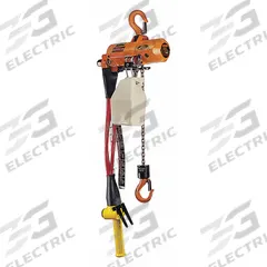 HARRINGTON Air Chain Hoist: Hook Mounted - No Trolley, 300 lb Lifting Capacity, 28 fpm Lift Speed (MPN AH300P-10). Key specifications — Air Inlet Type: NPT; Brand: HARRINGTON; Lifting Hook Type: Swivel Hook with Safety Latch; Mount Type: Hook Mounted - No Trolley.