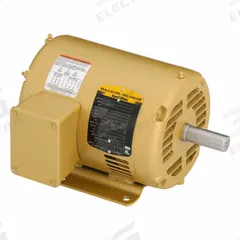 BALDOR General Purpose Motor: Rigid Base Mount, Open Drip Proof, 1 hp, 208-230/460V AC, 1,765 RPM (MPN EM3116T). Key specifications — Brand: BALDOR; Nameplate Voltage @ 60 Hz: 208-230/460V AC; Full Load Current @ 60 Hz: 3/1.5 A; Nameplate RPM @ 60 Hz: 1,765 RPM; Motor Enclosure: ODP.