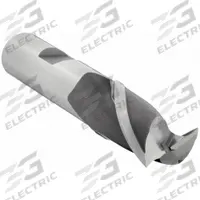 OSG Square End Mill: Cobalt, 2 Flute, 19 mm Mill Dia, 33.33 mm LOC, 90.4 mm OAL (MPN 5803100)
