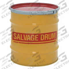 APPROVED VENDOR Salvage Drum: Steel, 20 gal, Lever Lock Ring, 18 ga / 18 ga / 18 ga, Salvage Drum (MPN HM2001Q). Key specifications — Drum Material: Steel; Drum Head Type: Open Head; UN Rating Solids: 1A2/X220/S; UN Rating Liquids: Not Rated; Drum Message Text: Salvage Drum; Closing Ring Material: Steel; For Holding: Solids; Brand: APPROVED VENDOR.