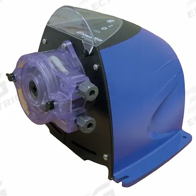 CHEM-TECH Peristaltic Chemical Metering Pump: 115V AC, 4/25 hp HP, 9 gpd Max. Flow Rate - Fixed Flow Peristaltic Chemical Metering Pumps