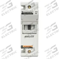 BUSSMANN Fuse Block: Finger-Safe, 1 Pole, 600 V AC, DIN Rail Mounting, Box Lug Termination (MPN CH60J1). Key specifications — Brand: BUSSMANN.