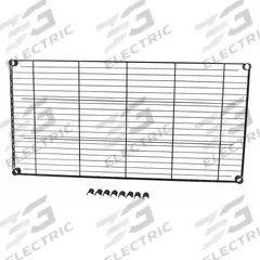 APPROVED VENDOR Shelving: For 3TPD1/3TPD6, For 3TPD1/3TPD6, 175 lb Cap, Powder Coated, Black, Steel (MPN MHL2436BG). Key specifications — Material: Steel; Color: Black; Finish: Powder Coated; For Use With Mfr. Model Number: 3TPD1; Manufacturer Part Number: MHL2436BG; Brand: APPROVED VENDOR; For Use With Grainger Item Number: 3TPD1; Accessory Type: Shelf.