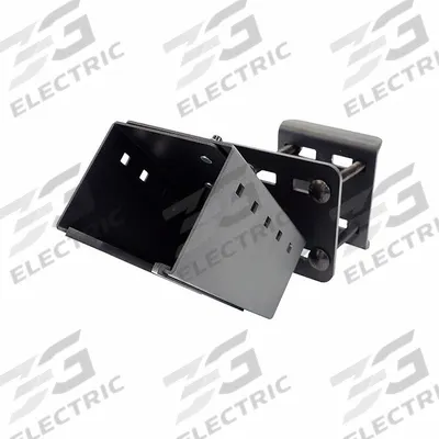 GAMBER-JOHNSON Device Mount: Forklifts, Overhead Guard Leg, Black - Vehicle Mount Accessories