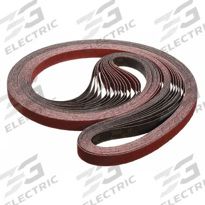 3M CUBITRON II Sanding Belt: 1 1/2 in W x 90 in L, Ceramic, 36 Grit - Cool-Cutting Sanding Belts for All Metals