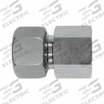 BRENNAN INDUSTRIES Compression Tube Straight: 8 mm OD x 4 mm OD size - Metric Flareless Bite Type Stainless Steel Compressin Fittings