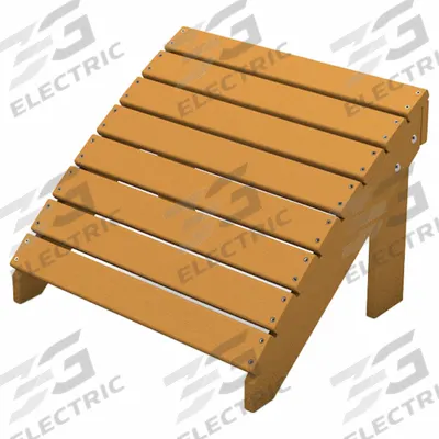 ULTRASITE Adirondack Ottoman: Cedar, 15 3/8 in Overall Ht, 18 1/2 in Overall Dp - Adirondack Ottomans