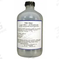 YSI Calibration Solution - Ammonium Standard: Lab, 500 mL Volume, 10 mg/L, 3842, 1. Key specifications — Brand: YSI; Chemical Grade: Lab; Concentration: 10 mg/L; Manufacturer Part Number: 3842; Product Type: Calibration Solution - Ammonium Standard.