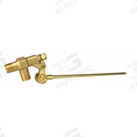 APPROVED VENDOR Float Valve and Rod: For Water Media, Angle Valve Body, Horizontal Piping, Brass (MPN R400-3/8-7). Key specifications — Mounting: Horizontal Piping; Arm Adjustability: Adjustable; Connection Gender - Side 1: Male; Connection Gender - Side 2: Male; Brand: APPROVED VENDOR; Connection Type - Side 1: NPT; Connection Type - Side 2: NPT; Flow Rate: 13 gpm @ 85 psi.