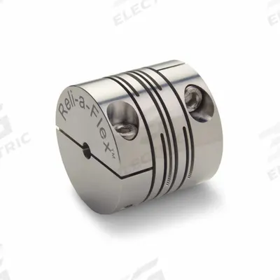 RULAND MANUFACTURING Slit Coupling: 8 mm Bore Dia 1, 3/16 in Bore Dia 2, 27/32 in Overall Lg - Short Clamp-On Slit Couplings