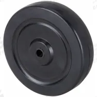 APPROVED VENDOR Caster Wheel: 6 in Wheel Dia., 1 1/4 in Wheel Wd, Rubber, 300 lb Load Rating, Rubber (MPN 26Y378). Key specifications — Wheel Core Material: Rubber; Wheel/Tread Color: Black; Brand: APPROVED VENDOR.