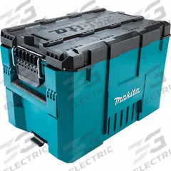 MAKITA Extension Tool Box: Teal, Latch, 3,569 cu in Storage Capacity - Max (MPN T-90021). Key specifications — attr1145368: MAKITA; attr1145369: Teal; attr1145370: Latch.