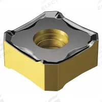SANDVIK COROMANT Milling Insert, Medium, Square, 345: 345R-13T5M-MM S40T (MPN 345R-1305M-KM 3330)