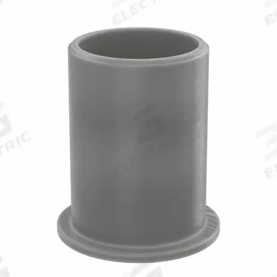 BUNTING BEARINGS Sleeve Bearing: MDS-Filled Nylon, 3/4 in Bore, 1 in OD - Wear-Resistant Plastic Flanged Sleeve Bearings