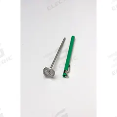 TEL-TRU Dial Pocket Thermometer: -40°F to 70°F, +/- 1% Accuracy, 5 in Stem Lg, Fahrenheit (MPN 3JPE9). Key specifications — attr1280785: Fahrenheit; attr1275298: +/- 1%; attr1275296: TEL-TRU.