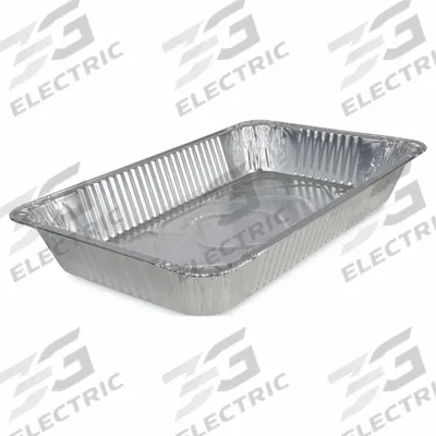 BOARDWALK Food Pan: Full Size, Rectangular, 20 3/4 in Overall Lg - Steam Table Pans