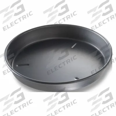 CHICAGO METALLIC Pizza Pan: 10 in Overall Dia, Anodized Aluminum, Solid, 14 ga Gauge - Pizza Pans