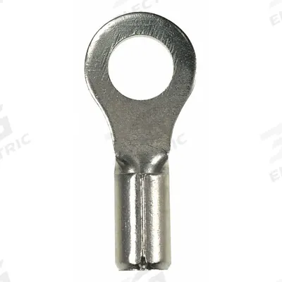 PANDUIT Ring Terminal: Bare, #10 Stud Size, 18 AWG to 14 AWG Wire Sizes - Non-Insulated Ring Terminals