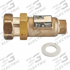 WATTS Backflow Preventer: LF7R, 1 in Pipe Size, FNPT x MNPT, 26 gpm Flow Rate, 1 in Overall Lg, EPDM (MPN 1X3/4 LF7RU4-3). Key specifications — Brand: WATTS; Connection Type: FNPT x MNPT.