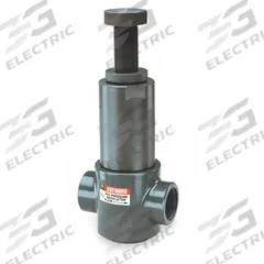 HAYWARD Pressure Regulator: CPVC, FPM, Threaded x Threaded, 1 in Inlet Connection Size (MPN PR20100T). Key specifications — Brand: HAYWARD.