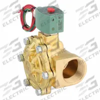 REDHAT Solenoid Valve: 2-Way, Normally Closed, 1 1/2 in Pipe Size, 24V AC, Watertight, High Flow (MPN 8210G022). Key specifications — Pipe Size: 1-1/2 in; Voltage: 24V AC; Brand: REDHAT; Coil Enclosure: Watertight.