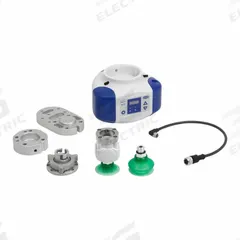 SCHMALZ Cobotic Integration Kit: ECBPi, For OMRON Brand, 12 lpm Max Flow Rate, 0.6 A (MPN 10.03.01.00544). Key specifications — attr1015345: 0.6 A; attr1015350: Vacuum Suction Cups; attr1015349: Omron TM5; attr1015343: 10.03.01.00544.
